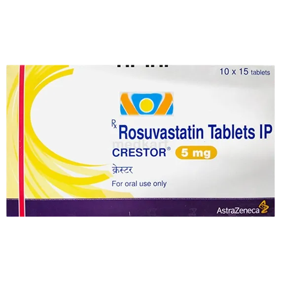 crestor 5mg tablet 15's